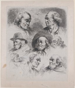 エイトヘッドの研究、1795年。 作： Jean Jacques de Boissieu