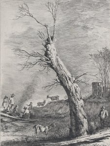 1795 年、サン シャモンで描かれた絵の後の冬。