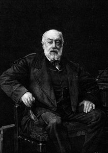 フランスの歌手、ギュスターヴ・ナダウ（1820-1893）の肖像。ジャン・ジョセフ・ウィールツ（1849-1927）の絵をもとにしたエングレーヴィング。1881年3月26日付「イラストレーション・ワールド」1252号に掲載。 作： Jean Joseph Weerts