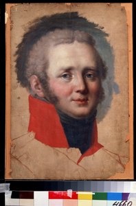 皇帝アレクサンドル 1 世 (1777-1825) の肖像 作： Jean Laurent Monnier