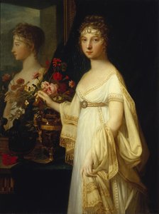 皇后エリザベート アレクセイエヴナの肖像、バーデンのルイーズ王女 1779 ～ 1826 年、1802 年 作： Jean Laurent Monnier
