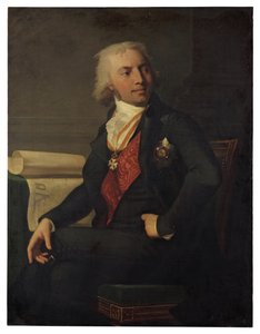 フリードリヒ・カール・ルートヴィヒの肖像、シュレースヴィヒ＝ホルシュタイン＝ゾンダーブルク＝ベック公、1757～1816年、1798年 作： Jean Laurent Monnier