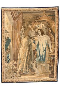 6点セットのブリュッセルのタペストリー、1650年頃（ウールとシルク） 作： Jean Le and Eggermans Daniel II Clerc