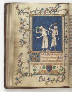 ルクセンブルクのボンヌ、ノルマンディー公爵夫人の祈りの本 f.83v、1349年以前 (写本)