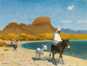 赤羽湾（油彩・キャンバス 作： Jean Leon Gerome