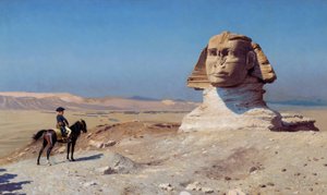 スフィンクスの前のボナパルト 作： Jean Leon Gerome