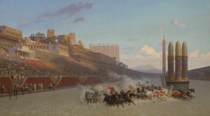 チャリオット レース 作： Jean Leon Gerome