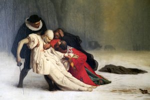 仮面舞踏会の後の決闘」1857年 作： Jean Leon Gerome