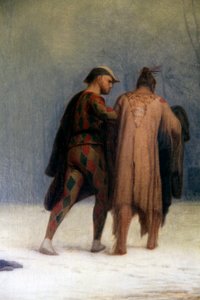「マスカレード後の決闘」、1857 作： Jean Leon Gerome