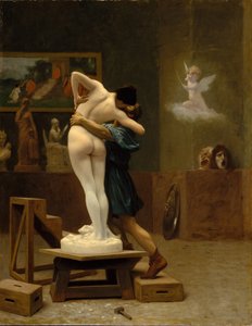 ピグマリオンとガラテア、c。 1890 作： Jean Leon Gerome