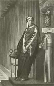 ギリシャ悲劇の女神としてのレイチェル（グラビア） 作： Jean Leon Gerome