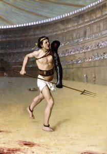 Retarius,  作： Jean Leon Gerome