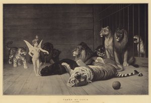 キューピッドが飼いならした 作： Jean Leon Gerome