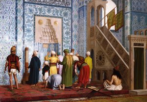 ブルーモスク、1878 作： Jean Leon Gerome