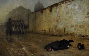 ネイ元帥の処刑（キャンバスに油彩） 作： Jean Leon Gerome