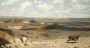 追求;追跡、1889 作： Jean Leon Gerome