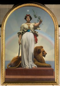 ジェローム・ジャン・レオン（1824 - 1904）の「共和国」（アレゴリー - 1848年）；Mairie des Lilas 作： Jean Leon Gerome
