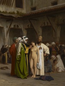 奴隷市場 作： Jean Leon Gerome
