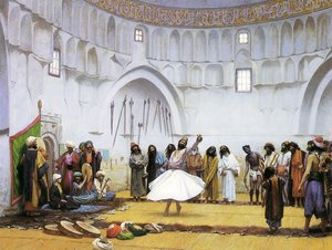 旋回するダーヴィッシュたち 1895年頃 油彩・カンヴァス 作： Jean Leon Gerome