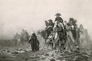 エジプトのボナパルト将軍、ジャンレオンジェロームの作品集、100年グラビア、1881年（グラビア）（183490も参照） 作： Jean Leon after Gerome
