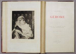 コンスタンティノープルの女、ジャン・レオン・ジェロームの作品集、100枚のグラビア、1881年（グラビア） 作： Jean Leon after Gerome