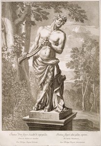 ベルサイユのフィリップドビュスターによるサテュロスの様子、1675年