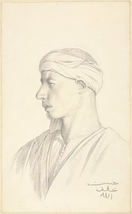 エジプトのフェラの肖像画 作： Jean Leon Gerome