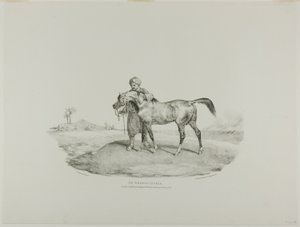 アラビアの馬、8枚目、生と石に描かれた様々な題材より（イギリス組曲） 作： Jean Louis André Théodore Géricault