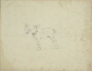 輓馬 作： Jean Louis André Théodore Géricault