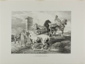 見本市に行く馬、第3巻、石と人生から描かれた様々な題材より（イギリス組曲） 作： Jean Louis André Théodore Géricault
