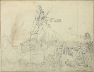 砲兵ケーソンの研究 作： Jean Louis André Théodore Géricault