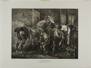 イギリス人毛皮職人、第10巻、「人生と石から描かれた様々な題材」より（イギリス組曲） 作： Jean Louis André Théodore Géricault