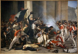 7 月 29 日のルーヴルの占領 作： Jean Louis Bezard