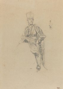 フランスの軽騎兵 作： Jean Louis Ernest Meissonier