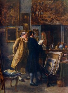 彼の作品を示すアーティスト、c1850、1912。