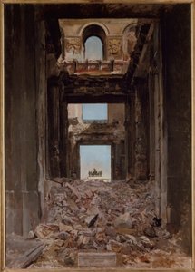 フランス語：チュイルリー公園 作： Jean-Louis Ernest Meissonier