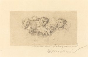 恋人 作： Jean Louis Ernest Meissonier