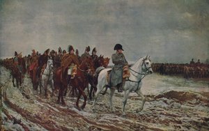 1814、1864、c1915のフランスのキャンペーン中のナポレオン 作： Jean Louis Ernest Meissonier