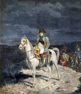 1814年、馬に乗ったフランス皇帝ナポレオン1世 - Meissonierの後の彫刻。
