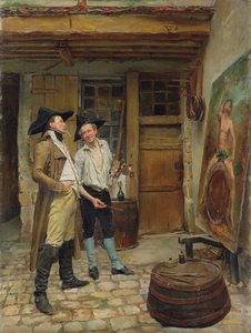 サイン画家、1872 作： Jean Louis Ernest Meissonier