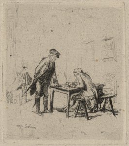 無題 作： Jean Louis Ernest Meissonier