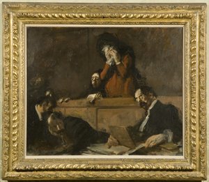 宮廷の情景 1909年（油彩・キャンバス 作： Jean Louis Forain