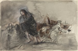 Douaiの後、おそらく1918年。 作： Jean Louis Forain