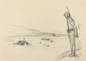 マルヌ川沿い、おそらく1918年。
