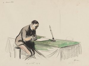 1919年7月、1919年、ベルサイユで。 作： Jean Louis Forain