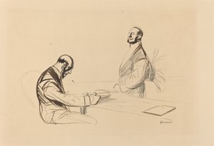 会議にて（1919年頃