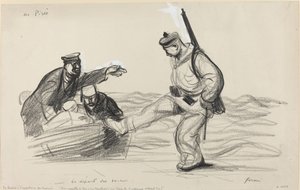 ピレで。- Le départ des boches, c. 191419.