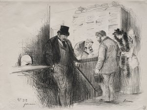 ハイスラーで。 作： Jean Louis Forain