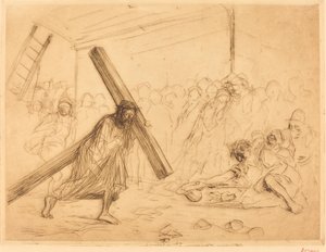 十字架を背負ったキリスト（プレート4枚目） 作： Jean Louis Forain