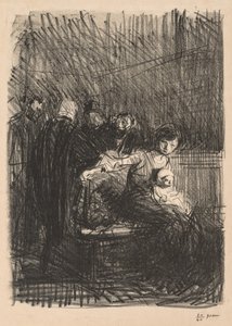 コート休憩 作： Jean Louis Forain